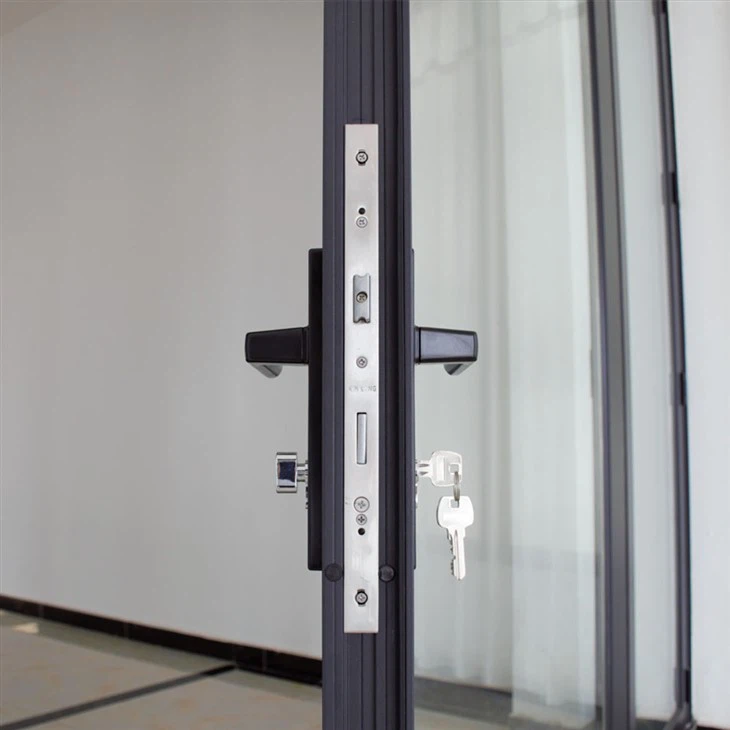 black aluminium bi fold doors