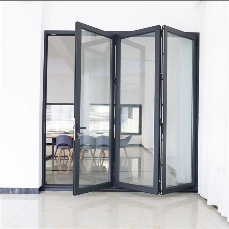 Serie Clásica - Puertas exteriores plegables de aluminio sin rotura de puente térmico